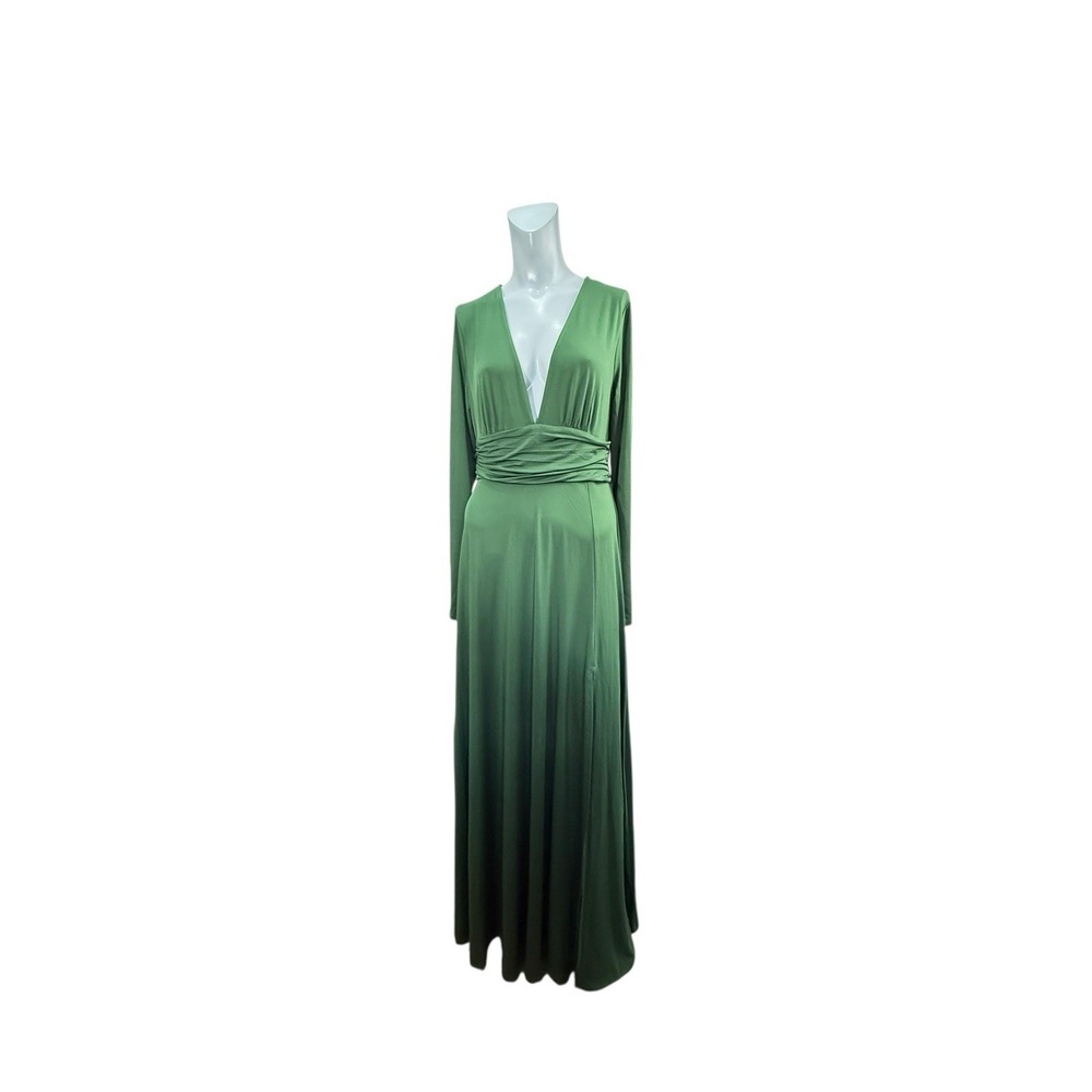 NWT Xl Baltic Born Arianna Hunter Green Maxi Dress
